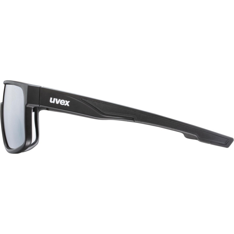 Okulary Uvex LGL 51 czarno-szare