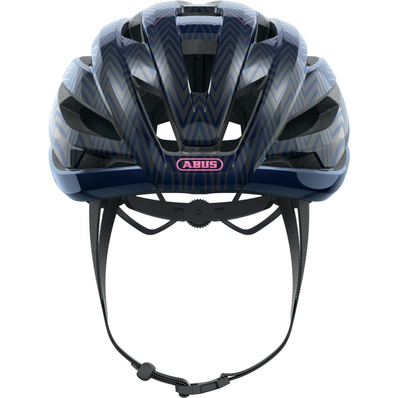 Kask rowerowy Abus StormChaser granatowo-różowy