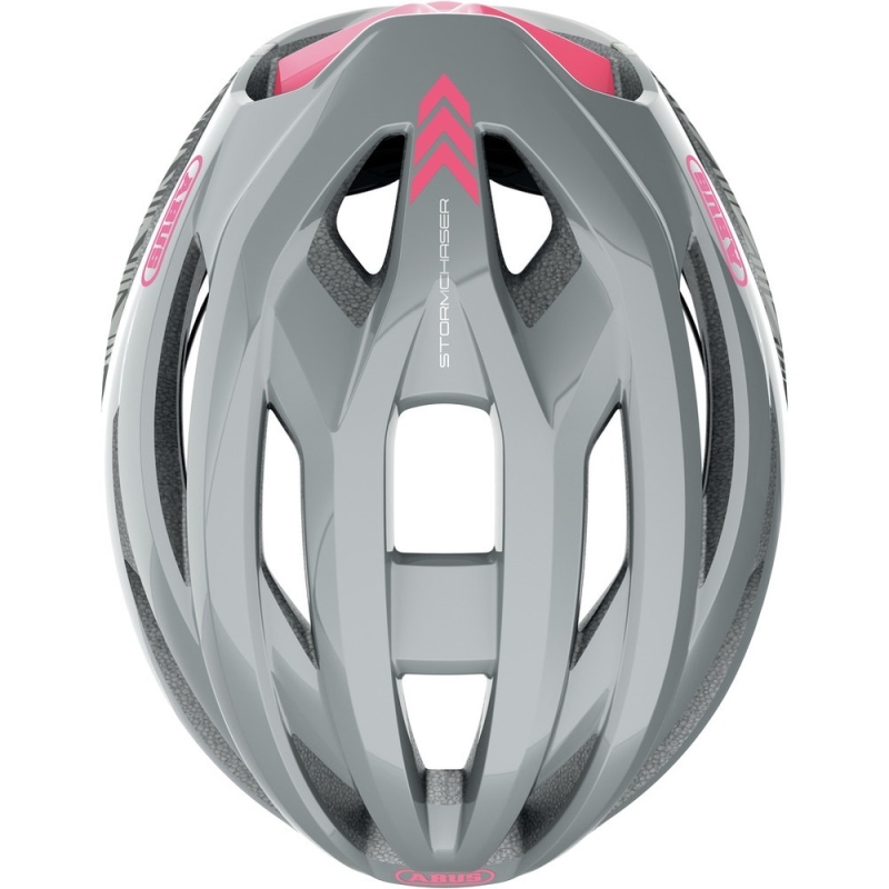 Kask rowerowy Abus StormChaser szaro-różowy