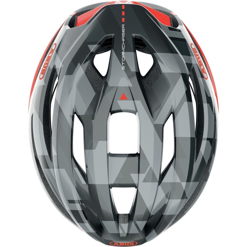 Kask rowerowy Abus StormChaser szaro-pomarańczowy