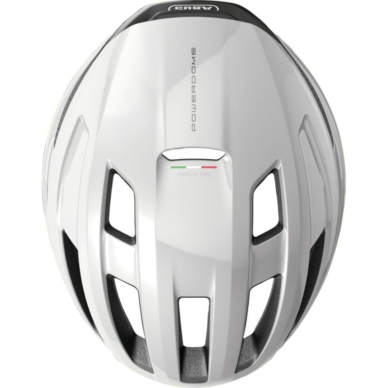 Kask rowerowy Abus PowerDome biały połysk