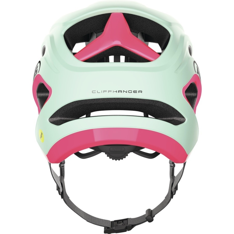 Kask rowerowy Abus CliffHanger MIPS miętowo-różowy