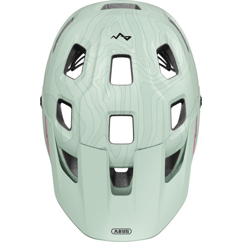 Kask rowerowy Abus MoDrop MIPS miętowo-różowy