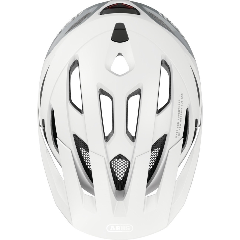 Kask rowerowy Abus Urban-I 3.0 ACE biało-szary