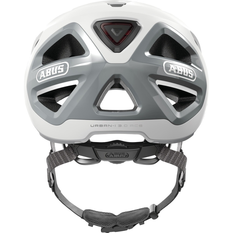 Kask rowerowy Abus Urban-I 3.0 ACE biało-szary