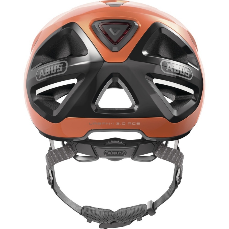 Kask rowerowy Abus Urban-I 3.0 ACE pomarańczowo-czarny