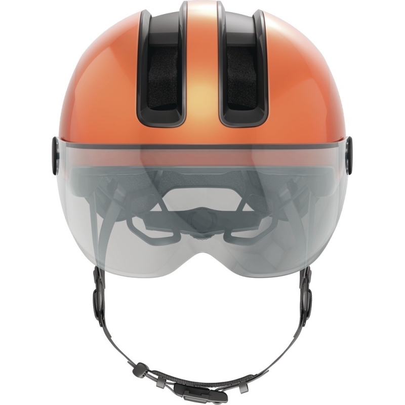 Kask rowerowy Abus HUD-Y ACE pomarańczowy