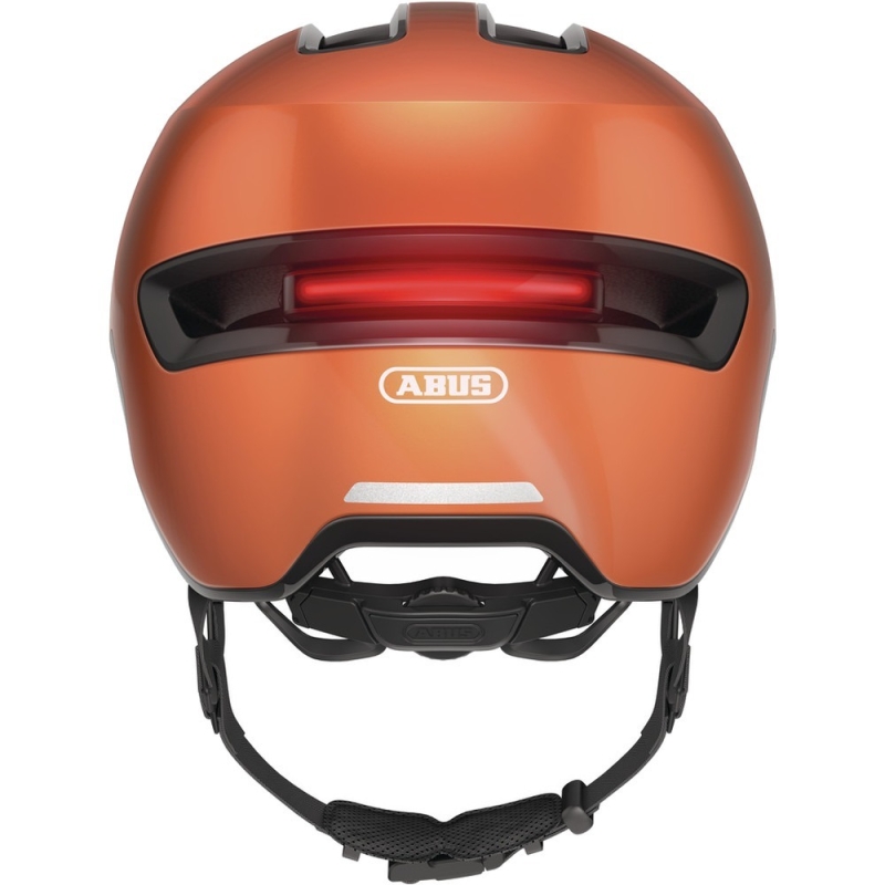 Kask rowerowy Abus HUD-Y pomarańczowy