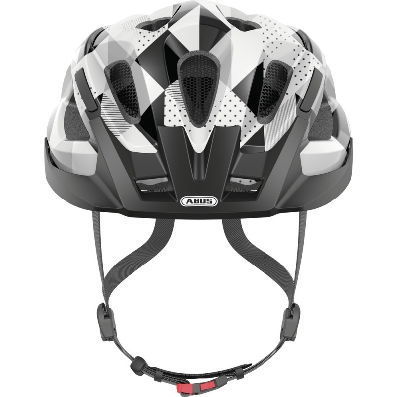 Kask rowerowy Abus Aduro 2.0 white triangle