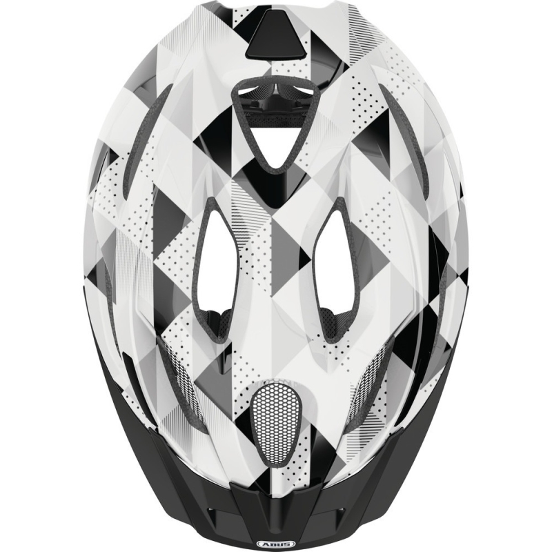 Kask rowerowy Abus Aduro 2.0 white triangle