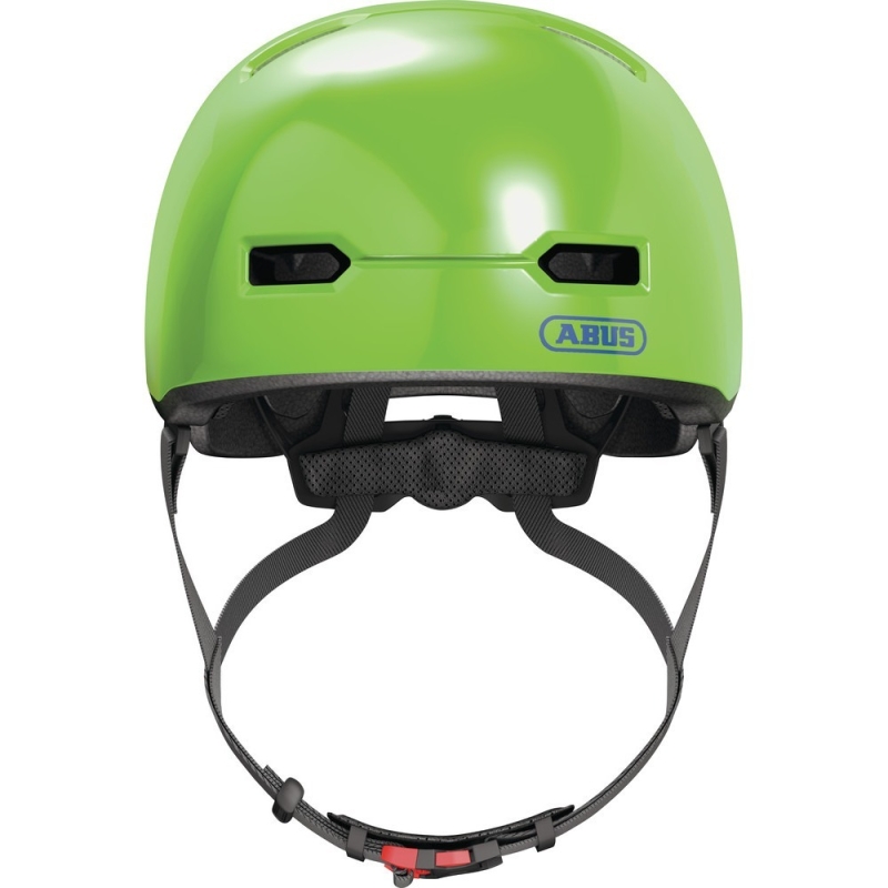 Kask rowerowy orzech Abus Skurb Kid zielony