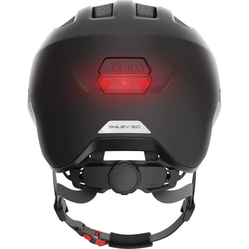 Kask rowerowy Abus Smiley 3.0 ACE LED czarny