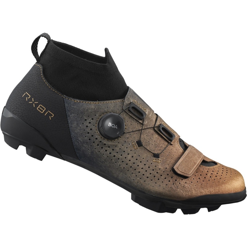 Buty gravelowe Shimano SH-RX801R pomarańczowe