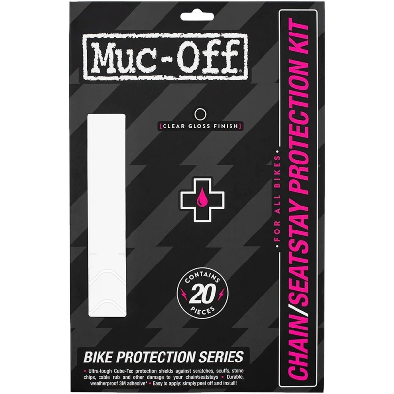Folia ochronna na tylne widełki Muc-Off Chainstay Protection Kit Clear Shiny
