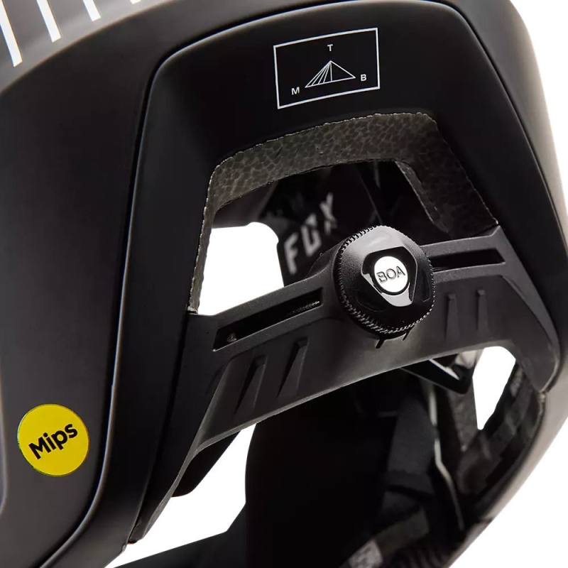 Kask rowerowy Fullface Fox Proframe RS Mash MIPS czarno-biały