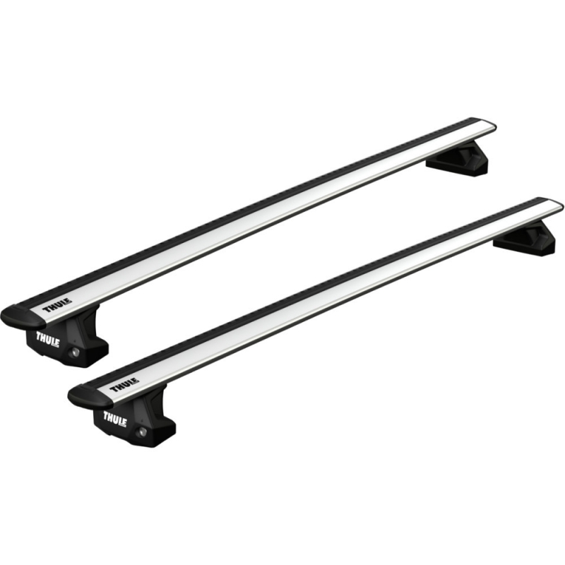 Bagażnik dachowy Thule Wingbar Evo Subaru WRX 4-dr Sedan, 18-21 fabryczne punkty srebrny