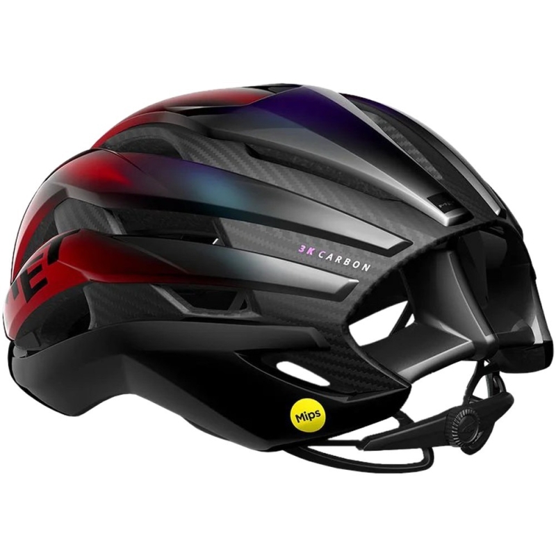 Kask rowerowy MET Trenta 3K Carbon MIPS red iridescent