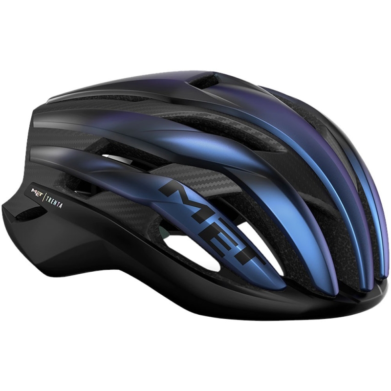 Kask rowerowy MET Trenta 3K Carbon MIPS blue iridescent