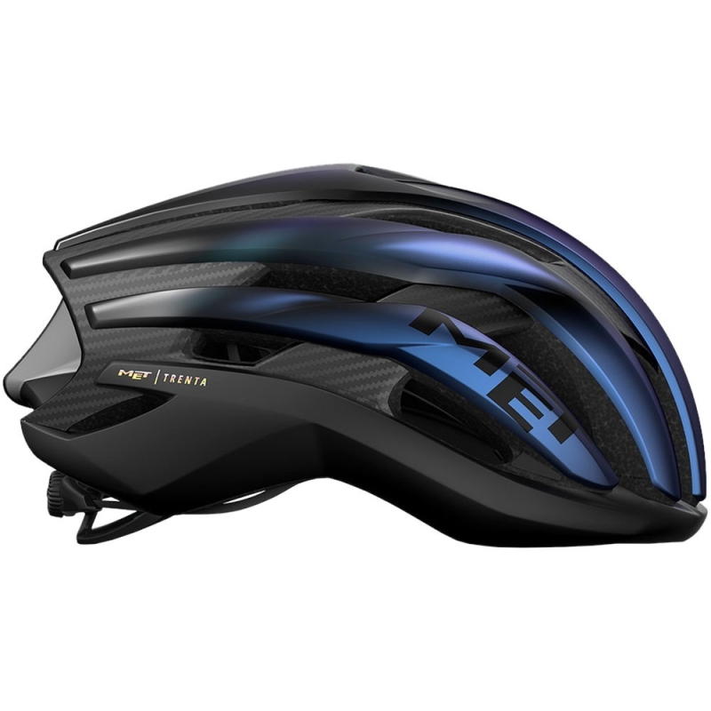 Kask rowerowy MET Trenta 3K Carbon MIPS blue iridescent