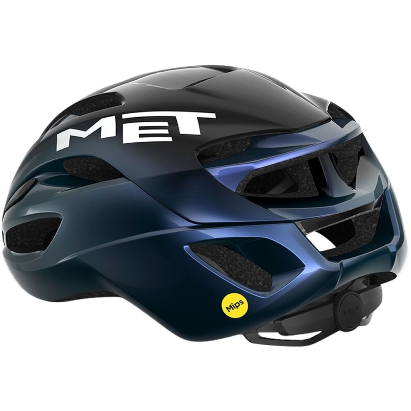 Kask rowerowy MET Rivale II MIPS blue metallic glossy