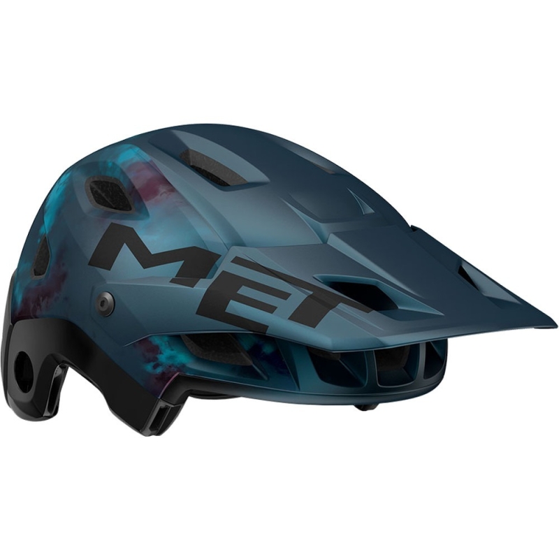 Kask rowerowy Fullface MET Parachute MCR MIPS niebieski