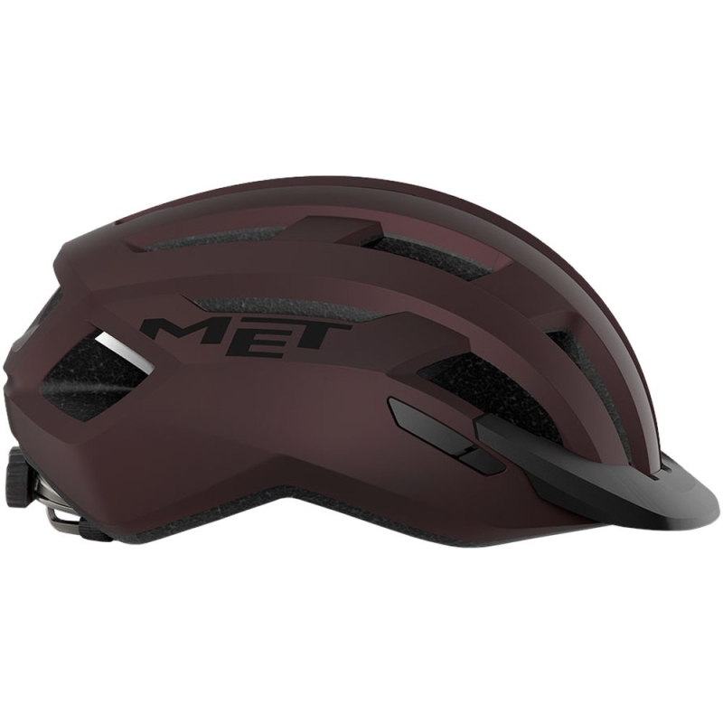 Kask rowerowy MET Allroad burgundowy