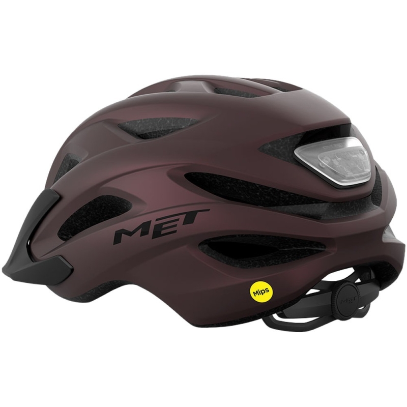 Kask rowerowy MET Crossover II MIPS burgundowy