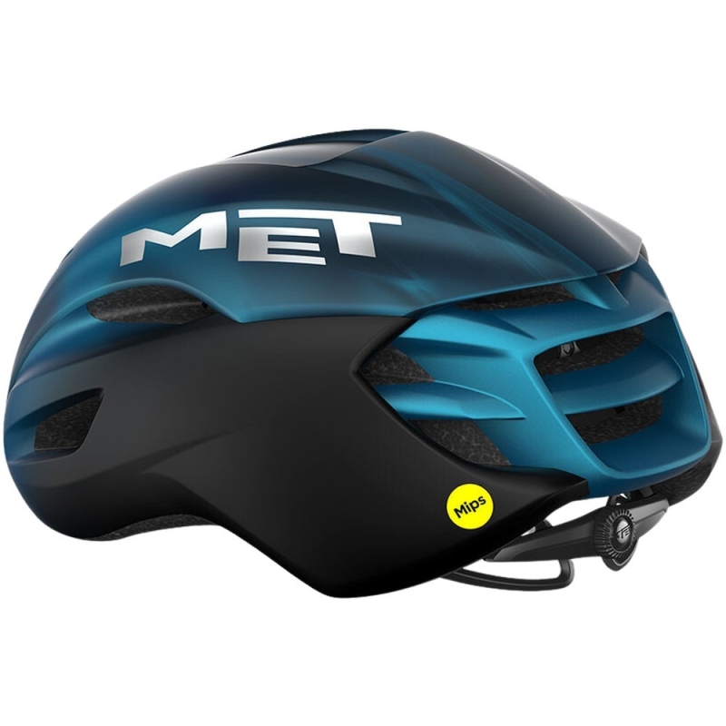 Kask rowerowy MET Manta MIPS blue metallic