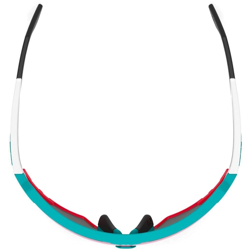 Okulary Rudy Project Defender Emerald-White Multilaser Red