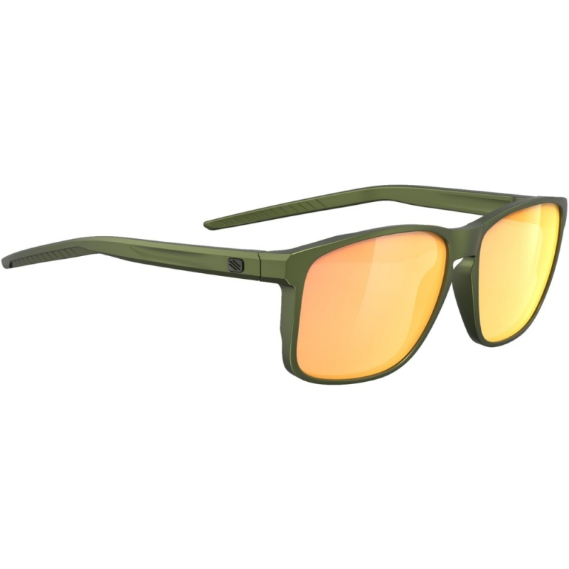 Okulary Rudy Project Overlap Metal Olive Multilaser Orange