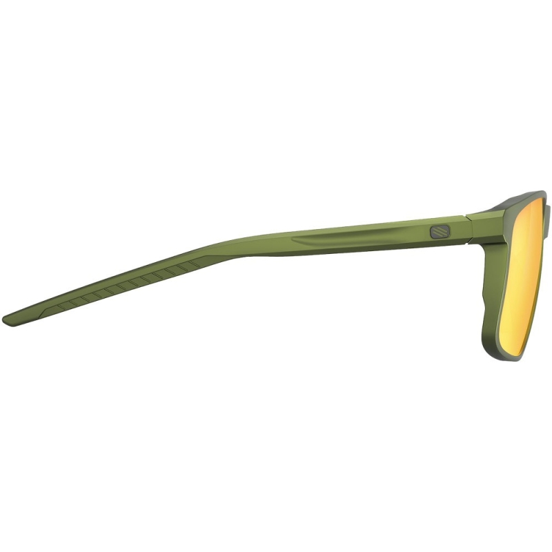 Okulary Rudy Project Overlap Metal Olive Multilaser Orange