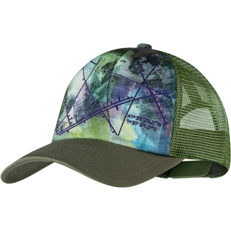 Czapka z daszkiem Buff Trucker Cap Campast Green