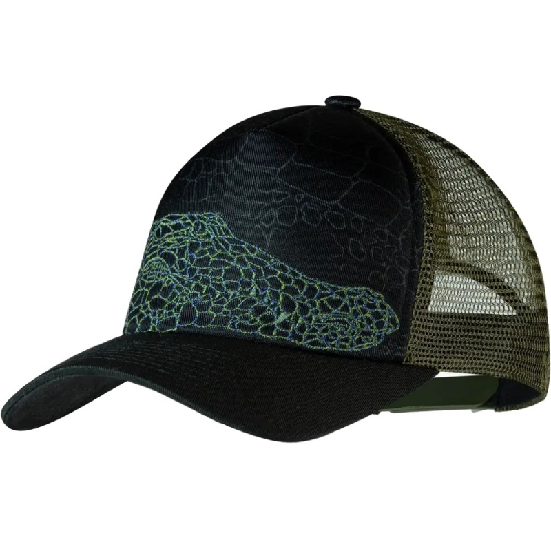 Czapka z daszkiem dla dzieci Buff Trucker Cap Kote Black