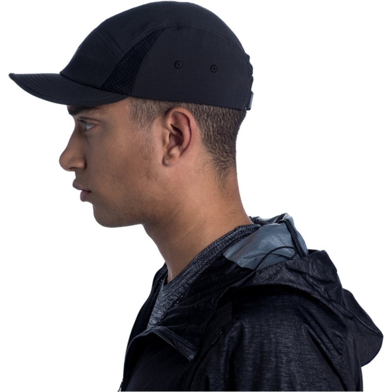 Czapka z daszkiem Buff 5 Panel Go Cap R-Solid Black