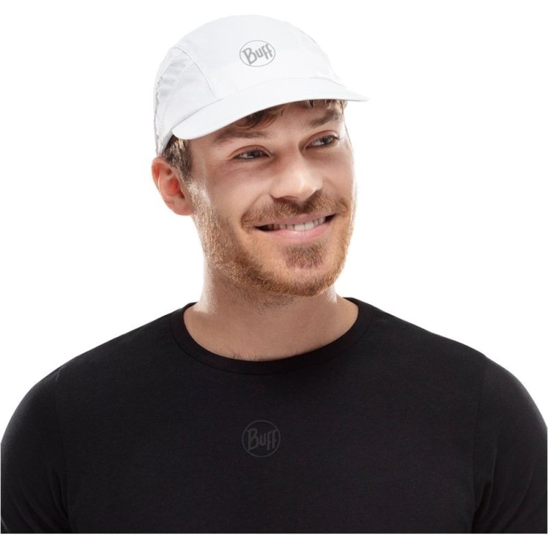 Czapka z daszkiem Buff 5 Panel Go Cap R-Solid White