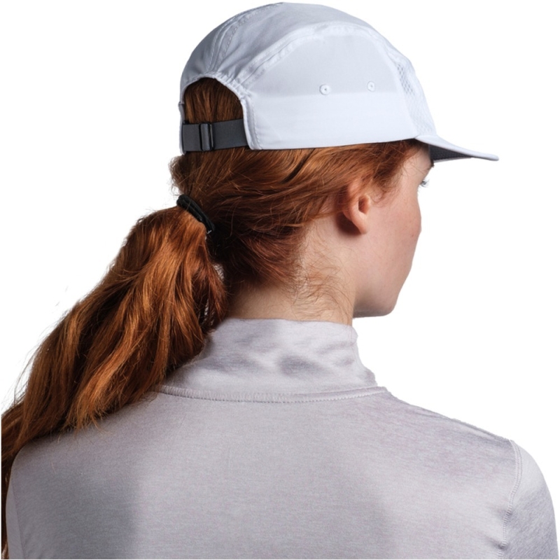 Czapka z daszkiem Buff 5 Panel Go Cap R-Solid White