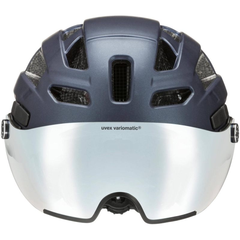 Kask rowerowy Uvex Finale Visor V granatowy