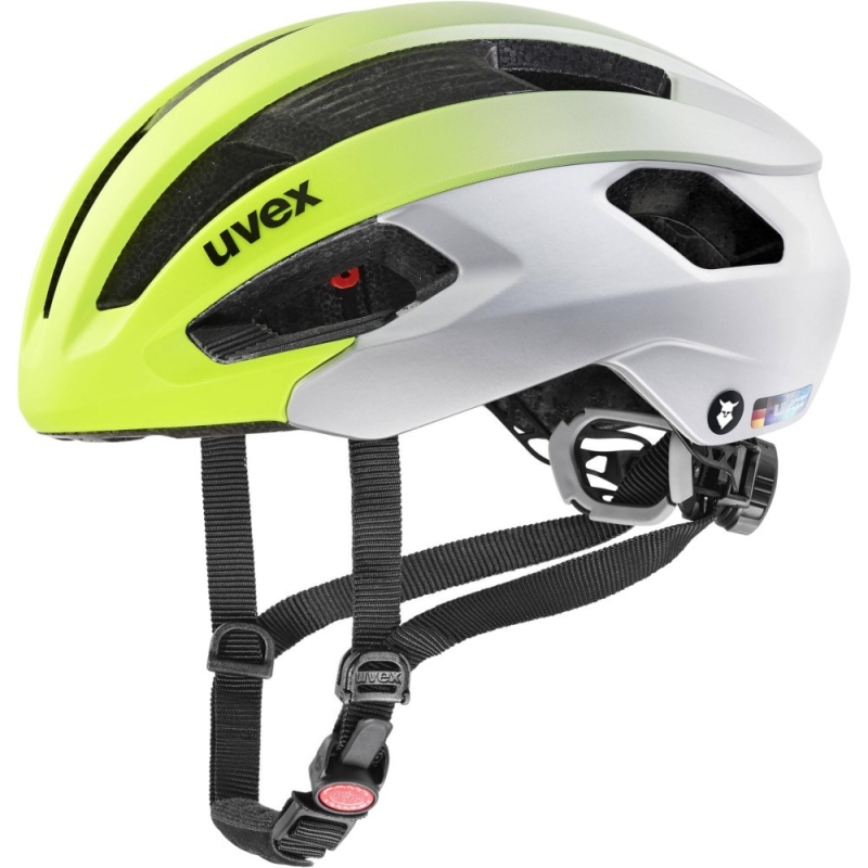 Kask rowerowy Uvex Rise CC Tocsen żółto-srebrny