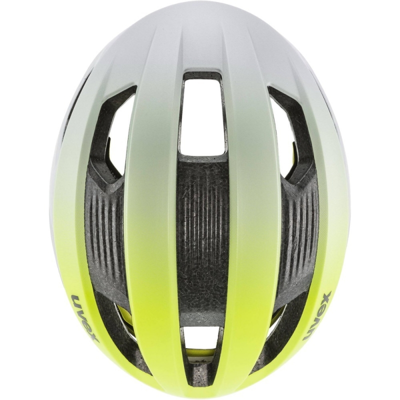 Kask rowerowy Uvex Rise CC Tocsen żółto-srebrny