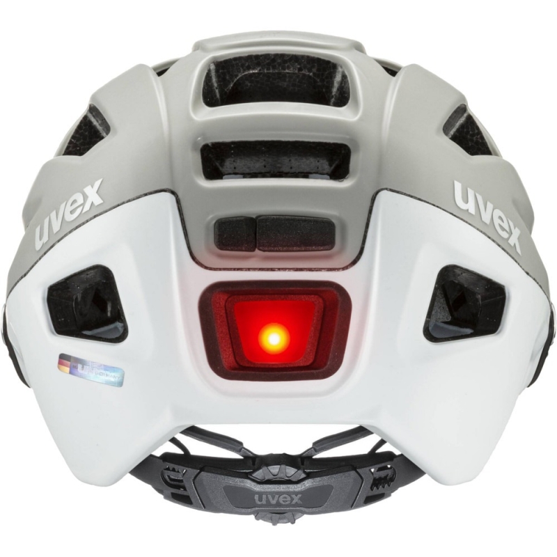 Kask rowerowy Uvex Finale Visor beżowy