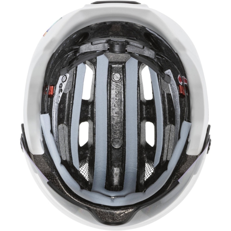 Kask rowerowy Uvex Finale Visor beżowy