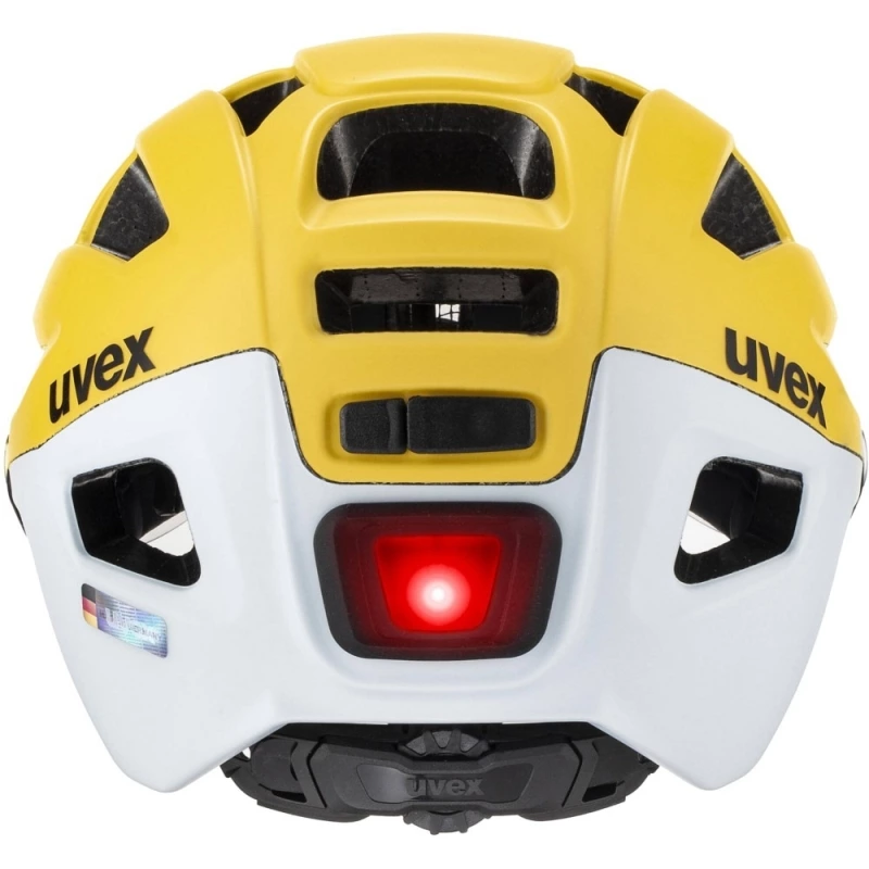 Kask rowerowy Uvex Finale Visor żółty