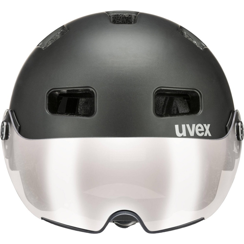 Kask rowerowy Uvex Rush Visor grafitowy