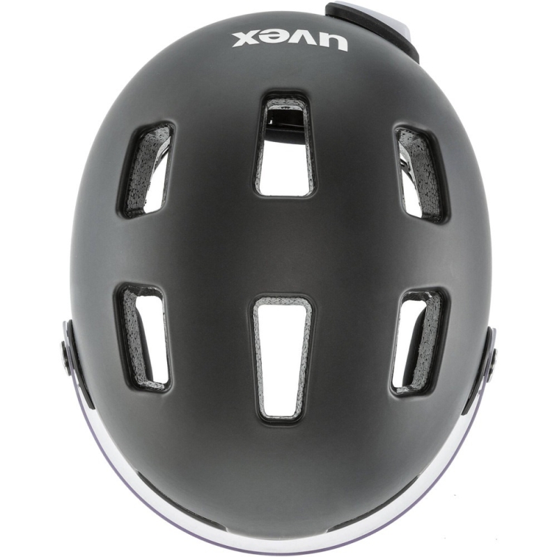 Kask rowerowy Uvex Rush Visor grafitowy