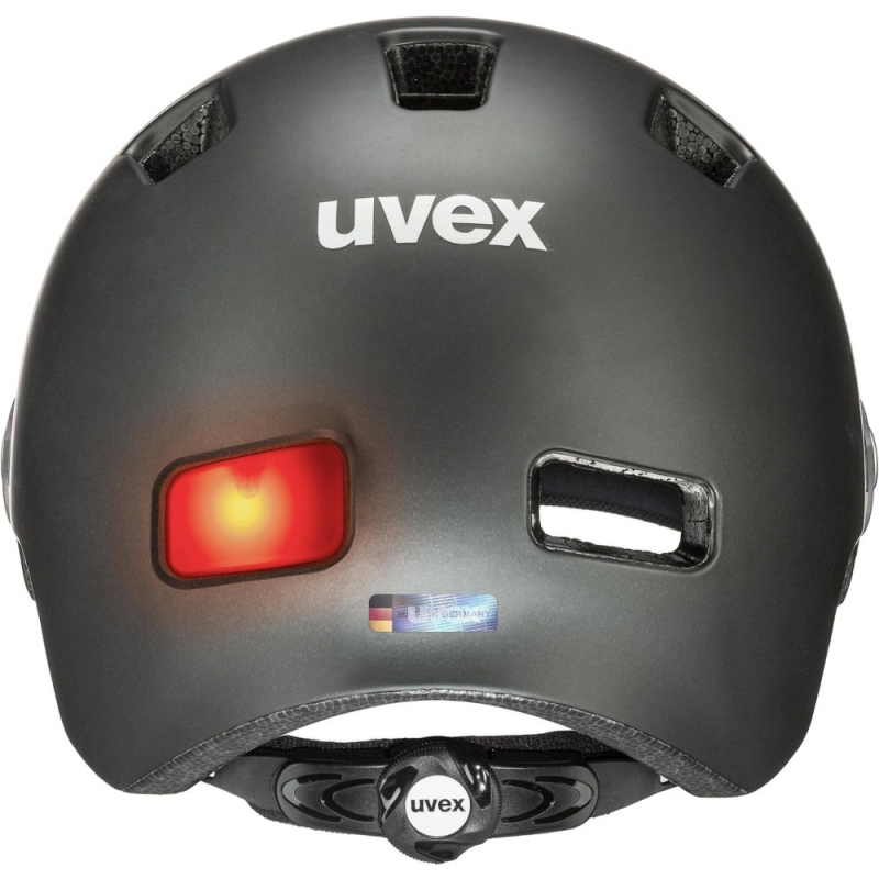 Kask rowerowy Uvex Rush Visor grafitowy