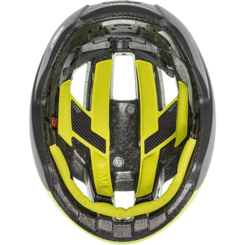 Kask rowerowy Uvex Rise cc żółto-czarny