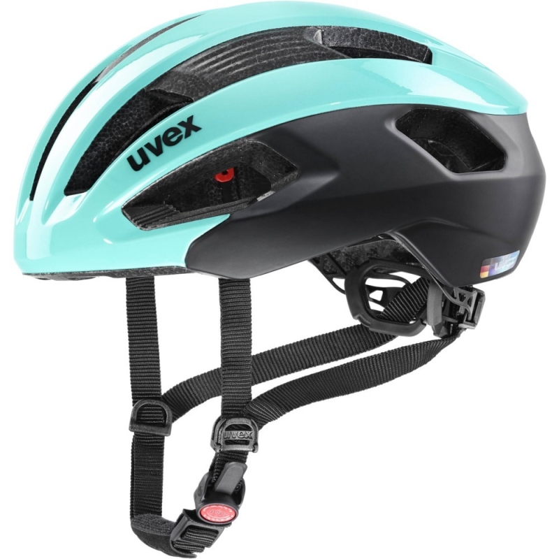 Kask rowerowy Uvex Rise cc turkusowo-czarny