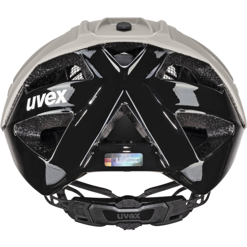 Kask rowerowy Uvex Quatro CC beżowo-czarny
