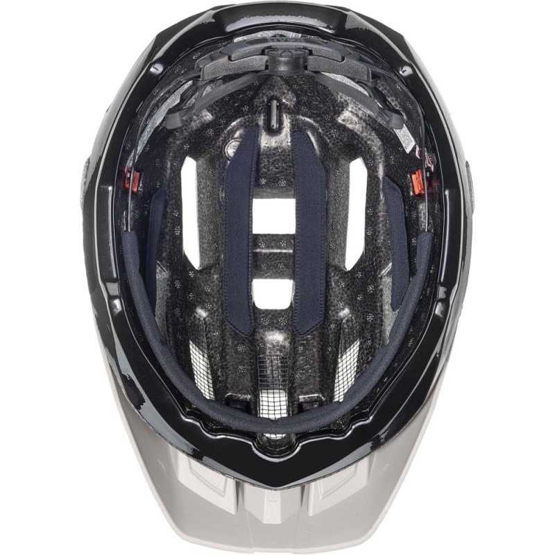 Kask rowerowy Uvex Quatro CC beżowo-czarny
