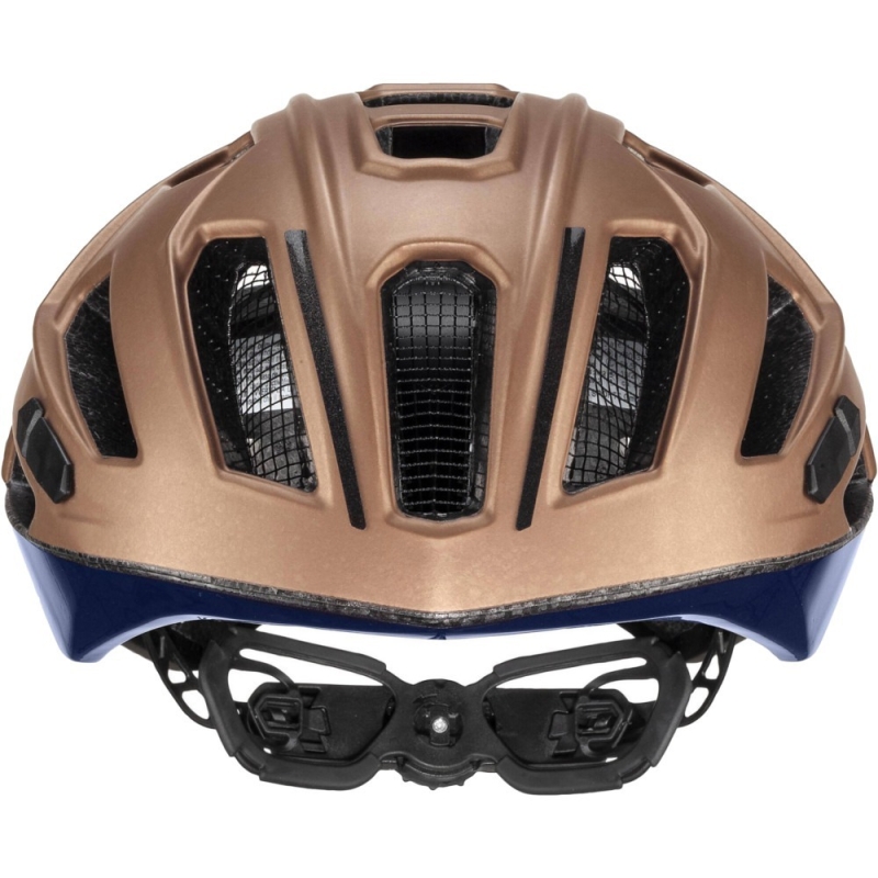 Kask rowerowy Uvex Gravel-X brązowo-granatowy